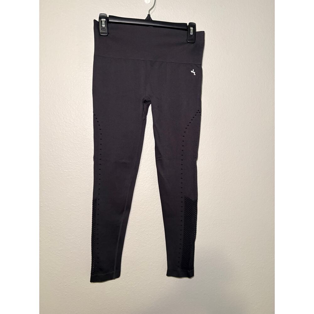 JoyLab Seamless Mesh Detail Leggings Size M Black